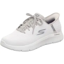 Skechers Herren Slipper Slip Ins Go Walk Flex in weiss