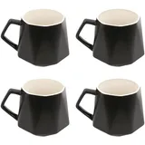 Intirilife Teetasse 0,35 l Schwarz 4 St.