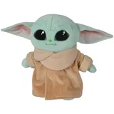 Disney Kuscheltier Baby Yoda (The Mandalorian) Plüsch – Weicher & Knuddeliger Begleiter (Set) grün
