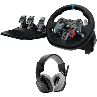 + Pedale + Astro A10 Headset weiß