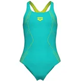 Arena Graphic Swim Pro Back Badeanzug Blau/Gelb 164