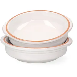Mambocat 2er Set Cazuela WEISS Ton-Schale Ille Ø 16cm Größe M Mittelalter Wikinger