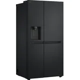 LG GSLC41EPPE Side-by-Side Smart inverter Compressor, Eis- und Wasserspender, Wassertank, Freistehend | Schwarz