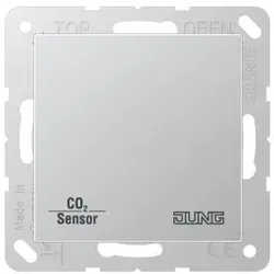 Jung CO2A2178AL KNX CO2-Sensor, Duroplast lackiert, Serie A, aluminium