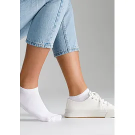 CAMANO Sneakersocken 4er Pack Weiß 43-46