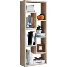 VCM Standregal 40 x 30 x 180 cm Braun