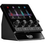 Hercules Stream 100, Intuitiver Audio-Controller zur Steuerung von Livestreams in Echtzeit, Bis zu 8 Tracks, LCD-Bildschirm, Hochauflösende Encoder, 4 Aktionstasten, Anpassbares Interface