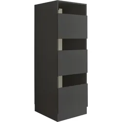 Wäscheschrank LAUNDREEZY "LAUNDREEZY LDO50", grau (anthrazit), B:50cm H:162cm T:67,5cm, Schränke, Breite 50 cm