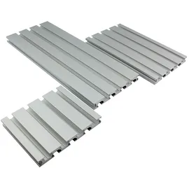 KosmosProfil ALU Profil 15x120mm Nut 8 Aluminium Systemprofil Typ I 100mm-2000mm - silber