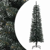 vidaXL Künstlicher Weihnachtsbaum Schlank Grün 150 cm
