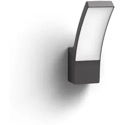 Philips Outdoor Ultra-Efficient Splay Wandleuchte 3.8W, 2700 Kelvin, anthrazit