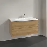 Villeroy & Boch Villeroy und Boch Antao Waschtisch-Unterschrank K05100HN 98,8x50,4x49,6cm, mit Frontstruktur, honey oak