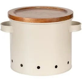 Wenko Aria runde Vorratsdose beige Ø 18 x 16,5 cm 3,8 l