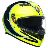 AGV K3 Rossi WT Phillip Island 2005 Neon-Gelb/Schwarz XS
