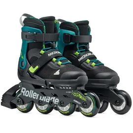 Rollerblade Microblade Kinder Schwarz/Petrol Grün 33