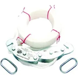 PÖSAMO Flaschenzug 3x250 (SB) galZn für Seil-Ø b. 5,0mm