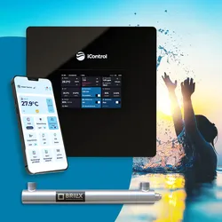 Pool Steuerung per App - iControl mit Touchdisplay und UV Pooldesinfektion
