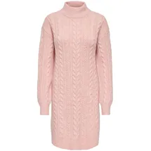 Only Strickkleid Pink/Silber XL