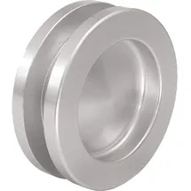 KWS Muschelgriff-Paar rund, ø 65mm, für TS 8-10 / 38-45mm, Aluminium silber eloxiert