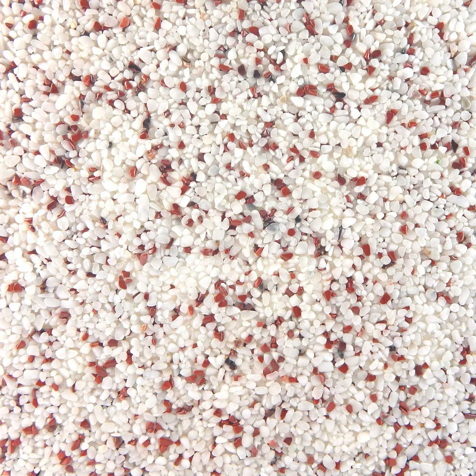 Terralith Edelsteinteppich WAND Jaspis / Bianco für 1 qm