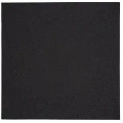 Servietten für Abendessen Recycelbar 3-lagig Format 1/4 400mm Schwarz 1000er Pack - -. Fiesta