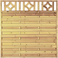 Tetzner & Jentzsch Sichtschutzelement 180 x 180 cm Braun/Holz