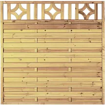 Tetzner & Jentzsch Sichtschutzelement 180 x 180 cm Braun/Holz
