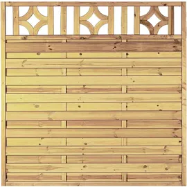 Tetzner & Jentzsch Sichtschutzelement 180 x 180 cm Braun/Holz