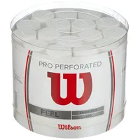 Wilson Unisex Griffband Pro Overgrip Perforated, weiß, 60 Stück, WRZ4008WH