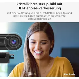 j5create HD-Webcam Schwarz