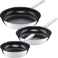 oubrl Keramik-Antihaft-Pfannen-Set 3-tlg. 20 cm + 24 cm + 28 cm