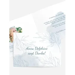 Dankeskarten Konfirmation selbst gestalten mit Spruch und Fotos im Onlinedesigner bei Meine-Kartenmanufaktur.de