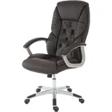 MCW Profi-Bürostuhl H42 XXL Kunstleder Braun