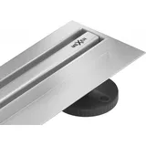 Mexen Flat 360° Slim rotierender Linienablauf 120 cm, Inox - 1041120