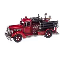 Aubaho Feuerwehrauto Modellfahrzeug Feuerwehr antik Stil 41cm Auto Blech