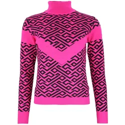 Rollkragenpullover Frau Peak Mountain Adiamant rosa M