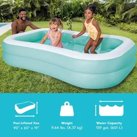 Intex Mandarin Swim Center Family Pool Planschbecken 228,6 x 147,3 x 45,7 cm