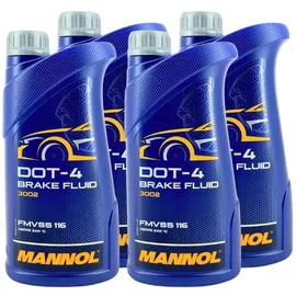 Mannol Bremsflüssigkeit DOT-4 3002 5 Liter