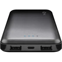 goobay Slimline Power-Bank 10.000mAh black - Schwarz