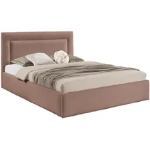 Mirjan24 Polsterbett Braun, Textil, Rechteckig, 140x200 cm, Schlafzimmer, Betten, Polsterbetten