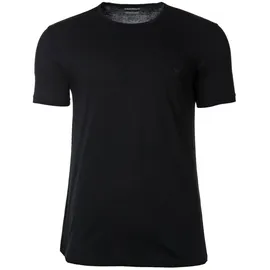 Emporio Armani Herren T-Shirt Vorteilspack - Crew Neck, Rundhals, Baumwolle Schwarz/Grau S