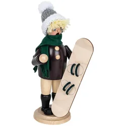 Räuchermännchen Snowboarder Original Erzgebirge