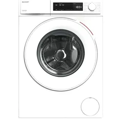 Sharp ES-NFW612CWB-DE Frontlader-Waschmaschine (Slim), 6 kg, 1200 U/Min., 15 Programme, Dampf-Zusatzfunktion, Invertermotor, AquaStop, Weiß