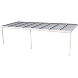 Gutta Terrassendach Premium 813 x 306 cm weiß/polycarbonat opal weiß