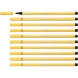 Stabilo Premium-Filzstift Pen 68 10 St. hellgelb