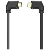 Hama High Speed HDMITM-Kabel, Stecker - Stecker, 90°, Ethernet,