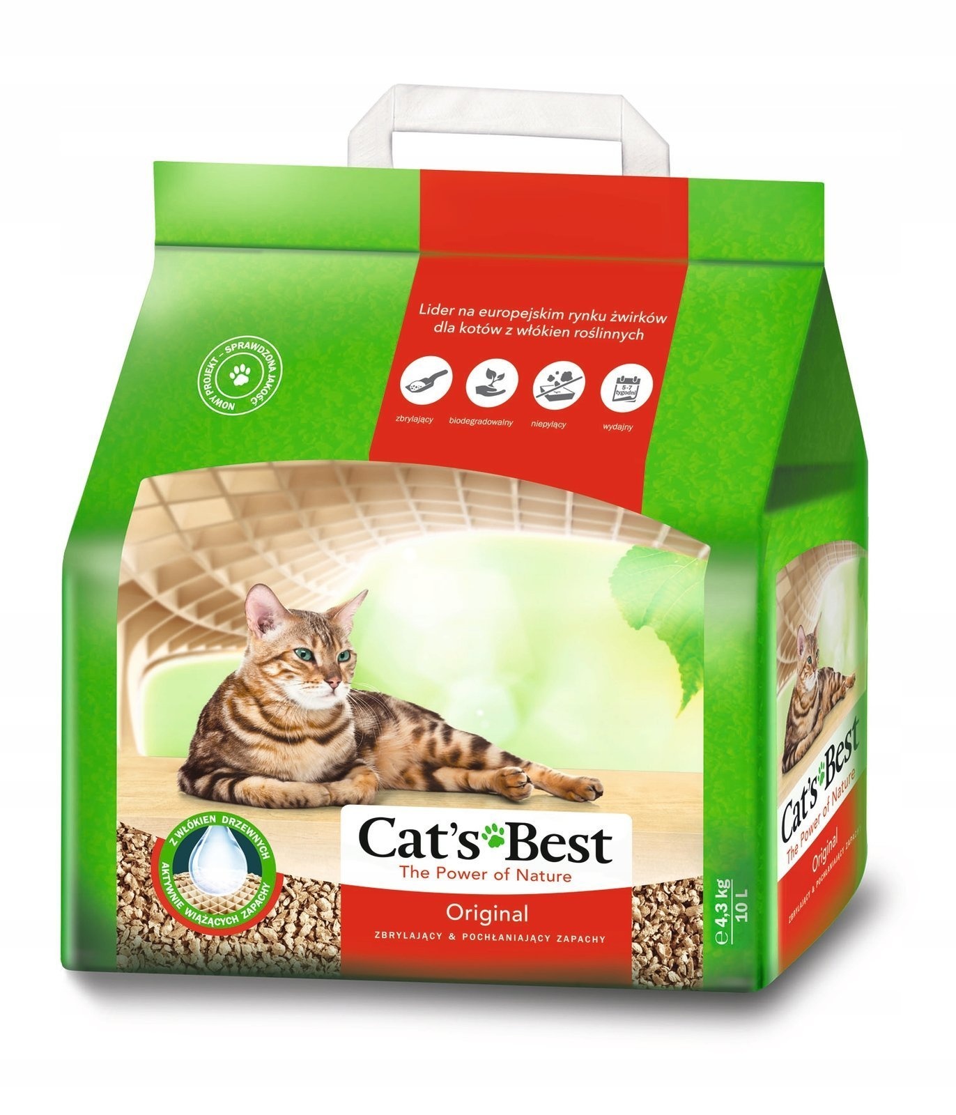 JRS Cat's Best Eco Plus / Original Katzenstreu 10l / 4,3kg (Rabatt für Stammkunden 3%)