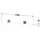 Duravit Sivida 125x65x3,6mm, we. hgl, montiert, chrom
