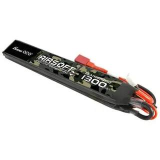 Gens ace 25C 1300mAh 2S1P 7.4V Sattel Airsoft Gun Lipo Akku mit T-Stecker