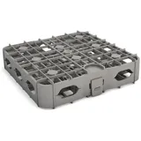 Ornamin Pillendose Einnahmebecher, Medikamentenbecher, Deckel, Spülkorb (1 St), BPA-frei, Qualitätskunststoff, Made in Germany grau